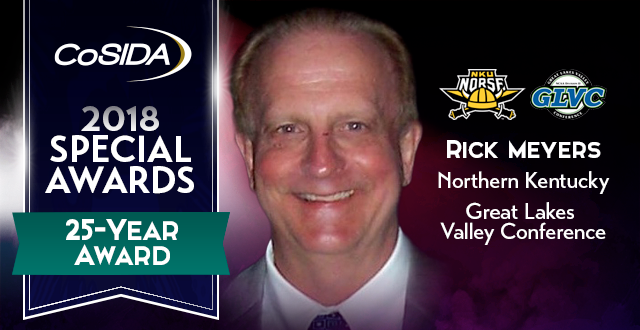 Special Awards Salute: Rick Meyers (Northern Kentucky/GLVC), 25-Year Award